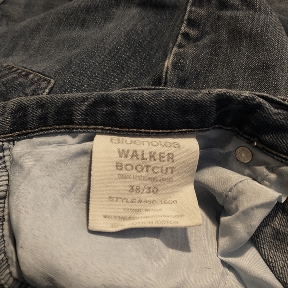 Men's Blue Note Jeans Bootcut 38x30 - Picture 7 of 7